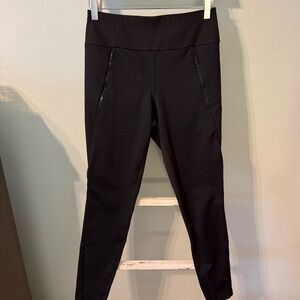 Athleta Peak Hybrid Fleece Tight Black Size Small Athletic Leggings